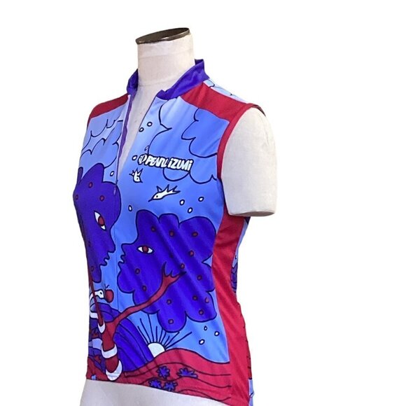 Pearl Izumi Women's Temptation Cycling Sleeveless Jersey Sz MD #161B - Picture 4 of 10